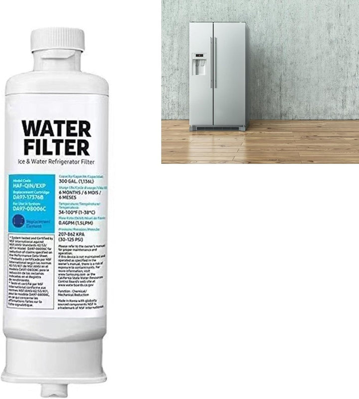 Kühlschrankfilter, Kühlschrank-Wasserfilter DA97 17376B, Auslaufsicherer Ersatz-Kühlschrank-Wasserfi