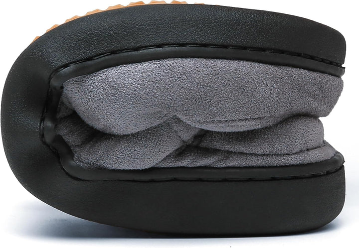 Mishansha Herren Damen Warme Hausschuhe Winter Memory Foam Plüsch Pantoffeln rutschfest Slippers,Gr.