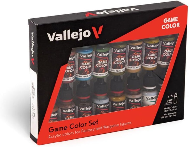 Vallejo (Spiel Farbe Specialist Farbe Set – farbig sortiert (16 Stück)