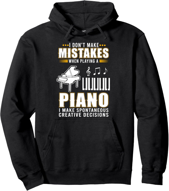 Klavierspieler Klavier Piano Lustig Pullover Hoodie