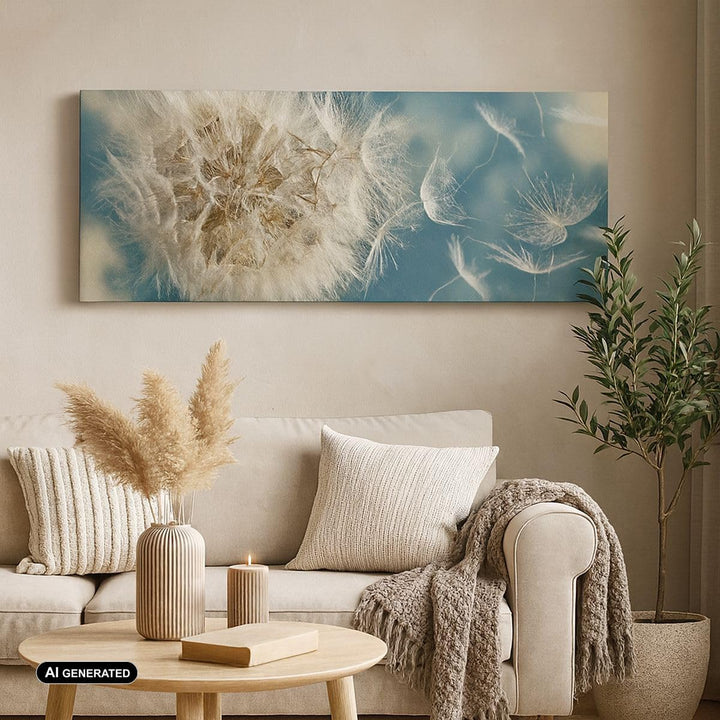 Panorama Bilder auf Leinwand 100x40cm Leinwandbild Baby Sommer Pflanze Gross Wanddeko Bild Schlafzim