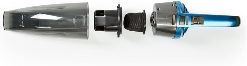 NEDIS Handstaubsauger - 75 W - Wiederaufladbar - Nass/Trocken - Li-Ion - Blau/Grau