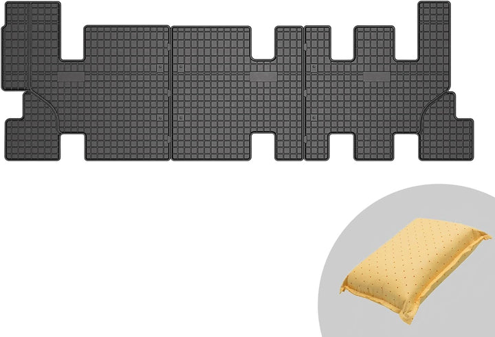 FROGUM EL Toro Gummimatten Ganzjähriges-Set von Autofussmatte Auto Fussmatten für Ford Tourneo Custo