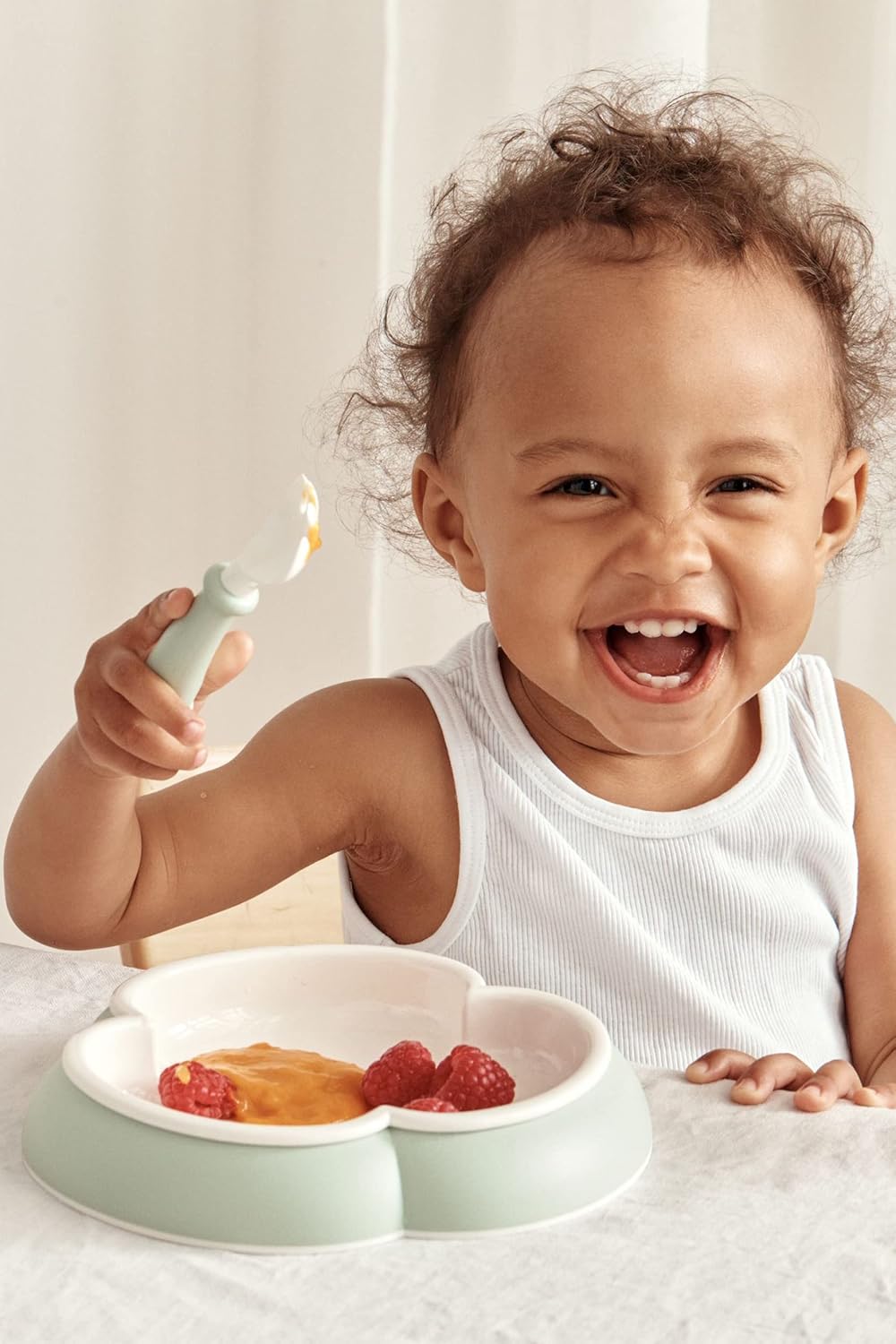 BabyBjörn Küchenset für Kinder, 5 Teile, Blassgrün