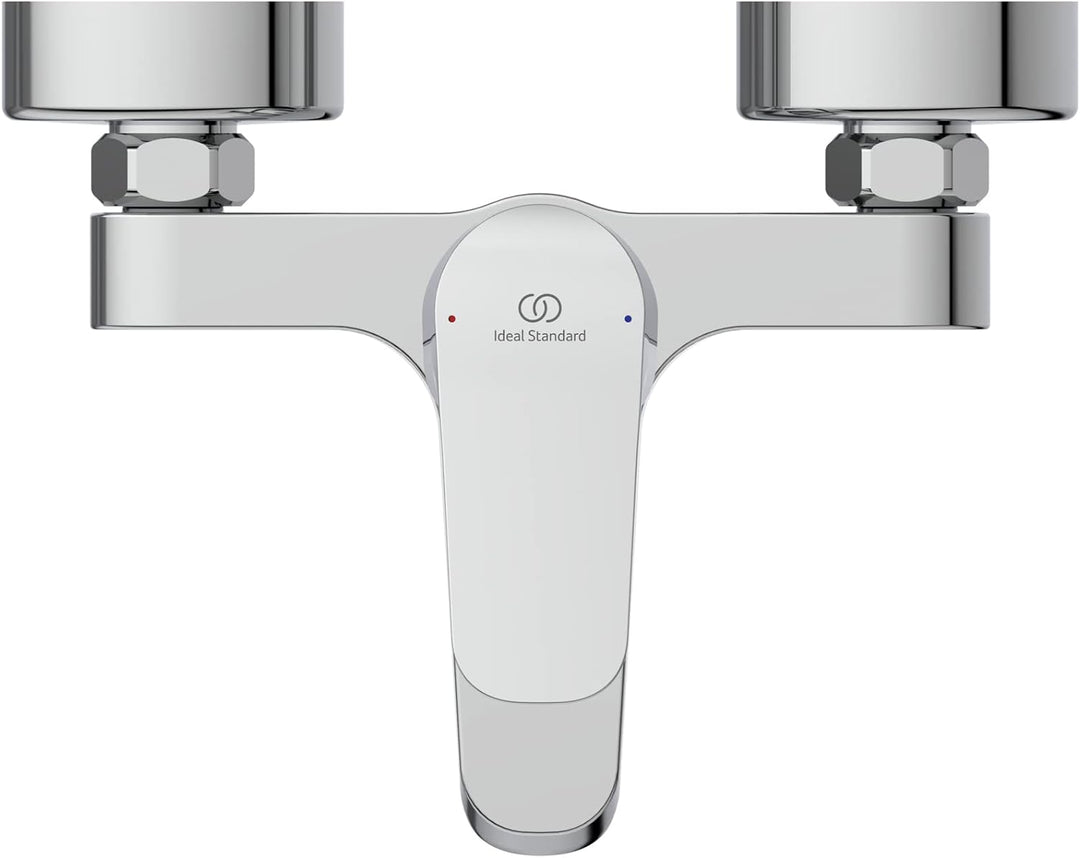 Ideal Standard B1721AA Ceraflex Armatur Einhebel-Badearmatur zur Aufputz Montage mit S-Anschlüssen u