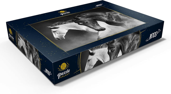 Pferde Laufen Galopp in der Wüste - Premium 1000 Teile Puzzle - MyPuzzle Sonderkollektion von Puzzle