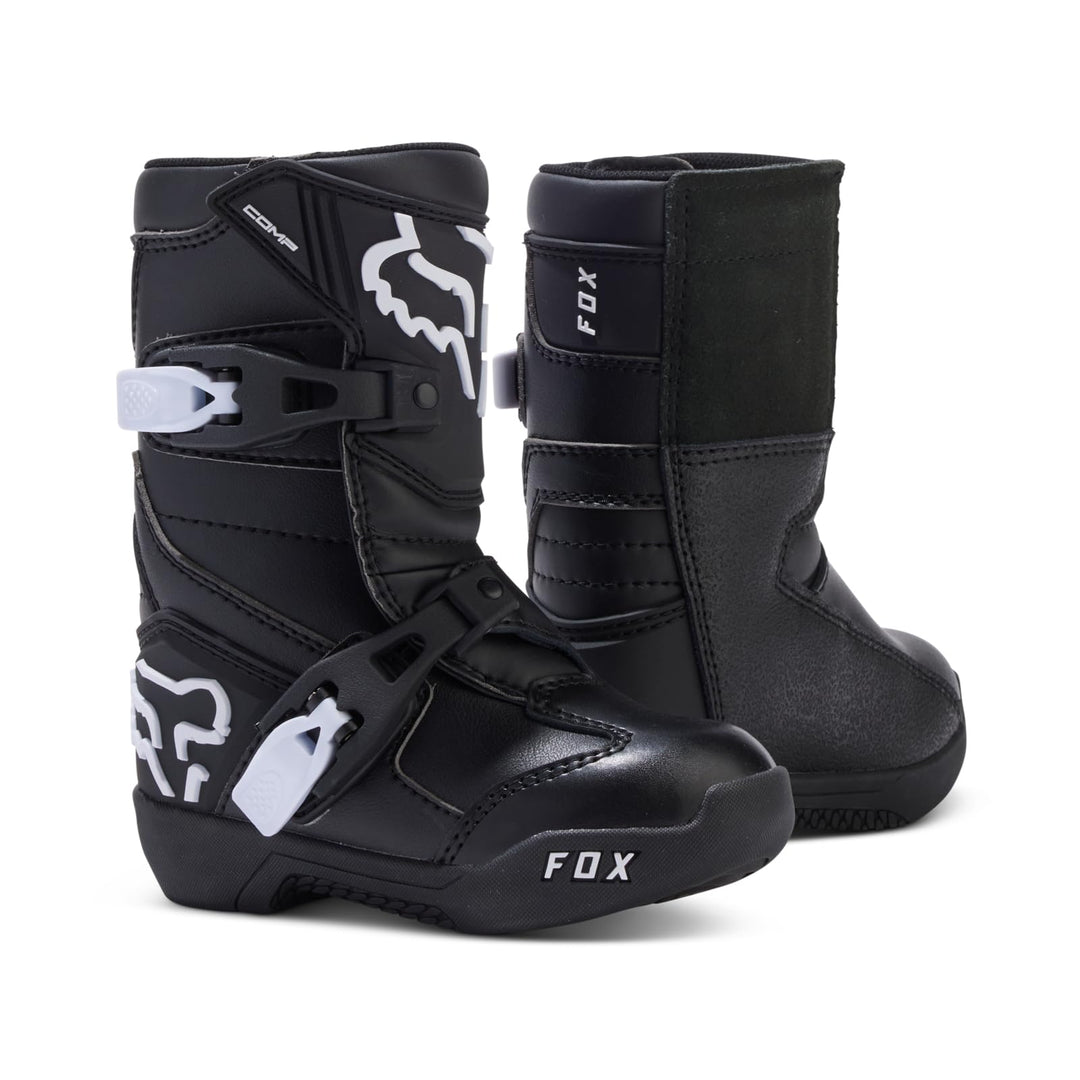 Fox Racing Unisex Kinder Comp Motocross-Stiefel 30 EU Schwarz, 30 EU Schwarz