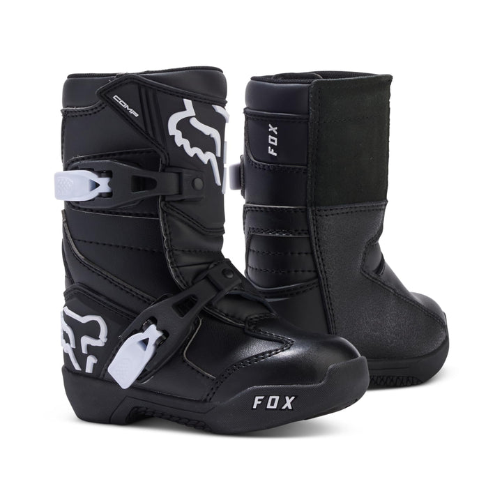 Fox Racing Unisex Kinder Comp Motocross-Stiefel 30 EU Schwarz, 30 EU Schwarz