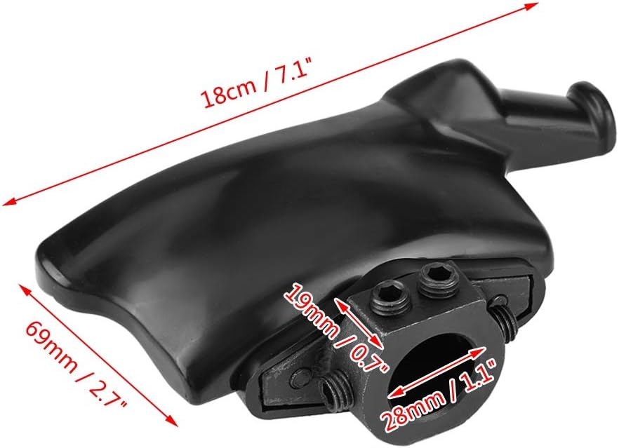Keenso Reifenmontiermaschine Demount Duck Head, Black Reifenmontiermaschine, Kunststoff Nylon Demoun