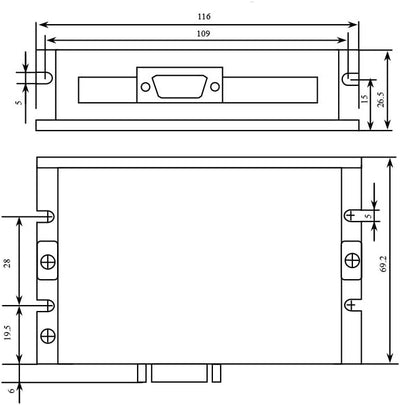 Cloudray Leadshine HBS57+573HBM20-1000 HBS507 nema23 Dreiphasen-Hybrid-Servo mit geschlossenem Regel