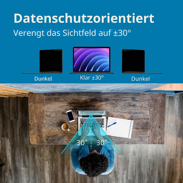 Kensington MagPro™ Magnetischer Blickschutzfilter für Laptops 15,6 Zoll, 16:9, Magnetische Schutzfol