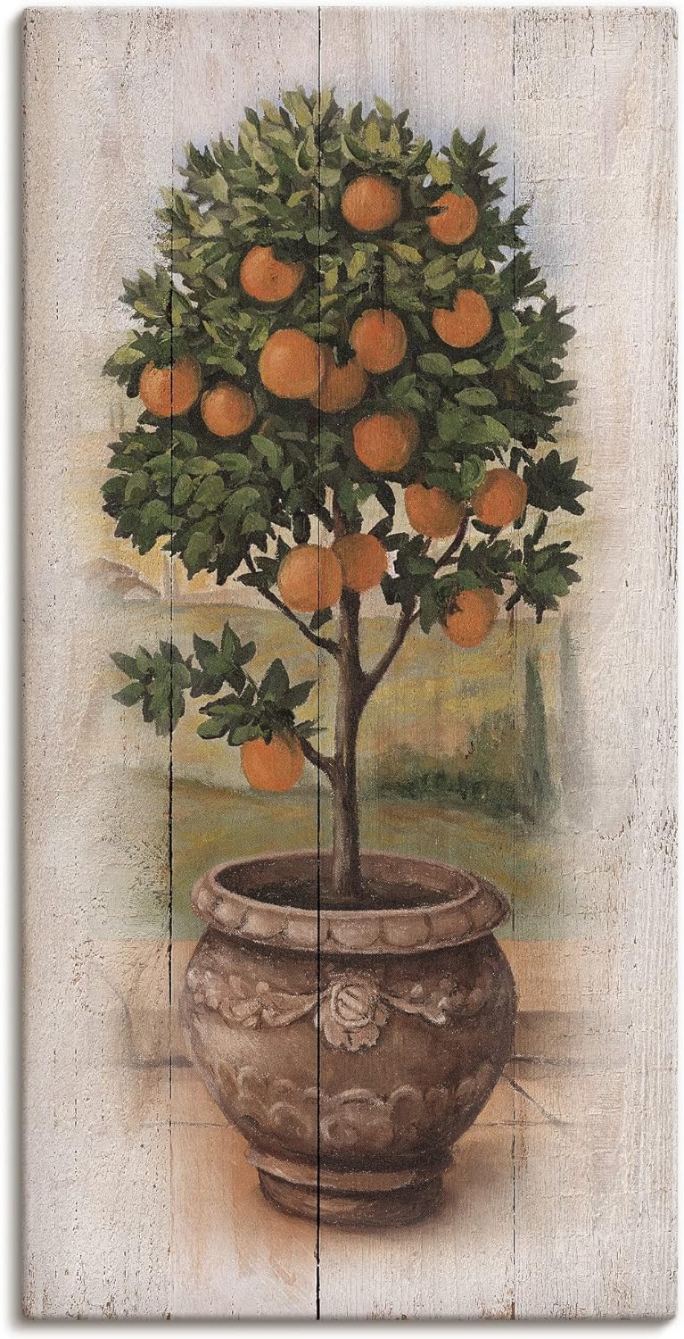 ARTland Leinwandbilder Wandbild Bild auf Leinwand 50x100 cm Pflanzen- & Blumen Bäume Obstbaum U0PV O
