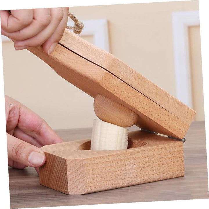 DOITOOL Manuelle Tostones Presse aus Holz mit Ergonomischem Griff Faltbarer Plantain Smasher für Knu