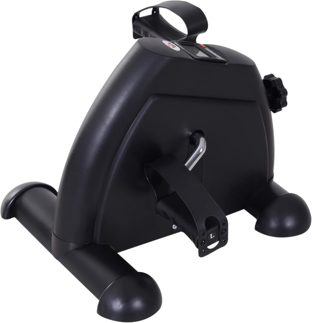 HOMCOM Mini Heimtrainer Arm-und Beintrainer Pedaltrainer für Senioren mit LCD-Display verstellbarer