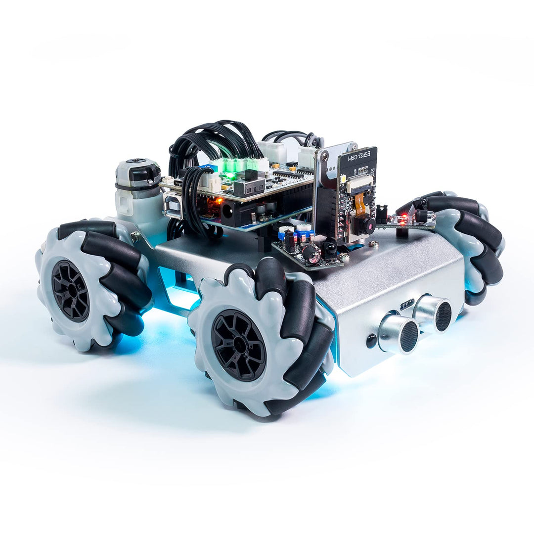 SUNFOUNDER Smart Robot Car Kit Kompatibel mit Arduino UNO R3, 4WD Omnidirektionale Bewegung, FPV, ES