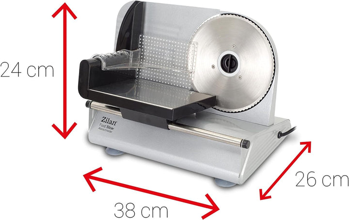 Brotschneidemaschine | Edelstahlklinge Ø190 mm | Schneidestärke 0-15 mm | Brotschneider | Bread Slic