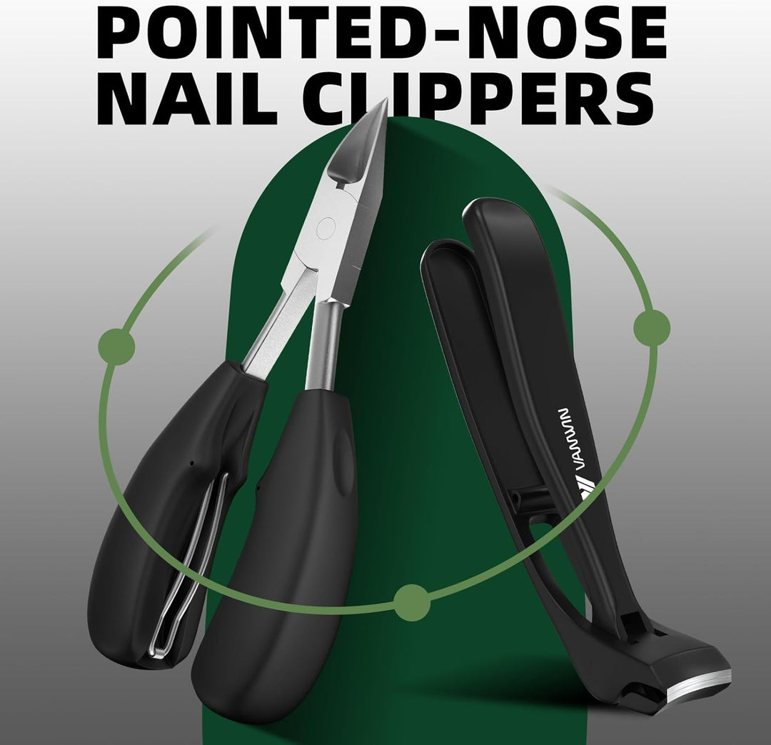 5-in-1 Nagelknipser Set – Professionelles Fusspflege-Set für Dicke Zehennägel, Eingewachsene Nägel,