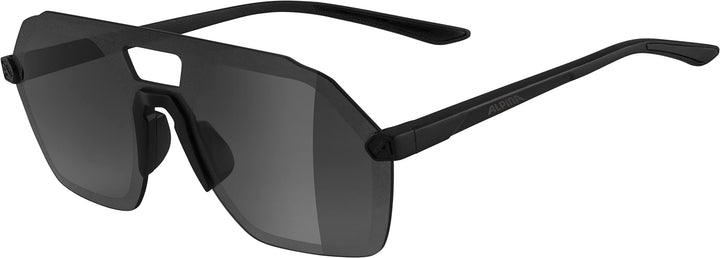 ALPINA Unisex Sonnenbrille Sonnenbrille (1er Pack) Einheitsgrösse All Black Matt, Einheitsgrösse All