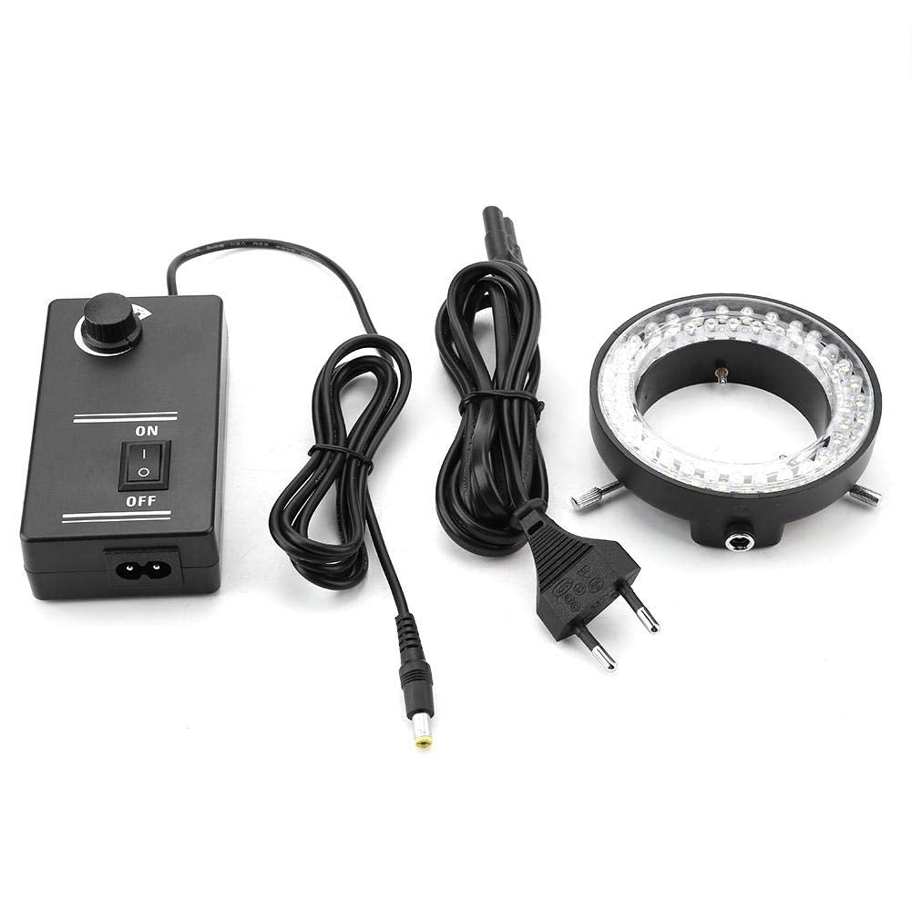 Mikroskop Beleuchtung Led, 3.5W Led Ringlicht Mikroskop Kamera 56 LEDs Perlen Lichtquelle, Helligkei