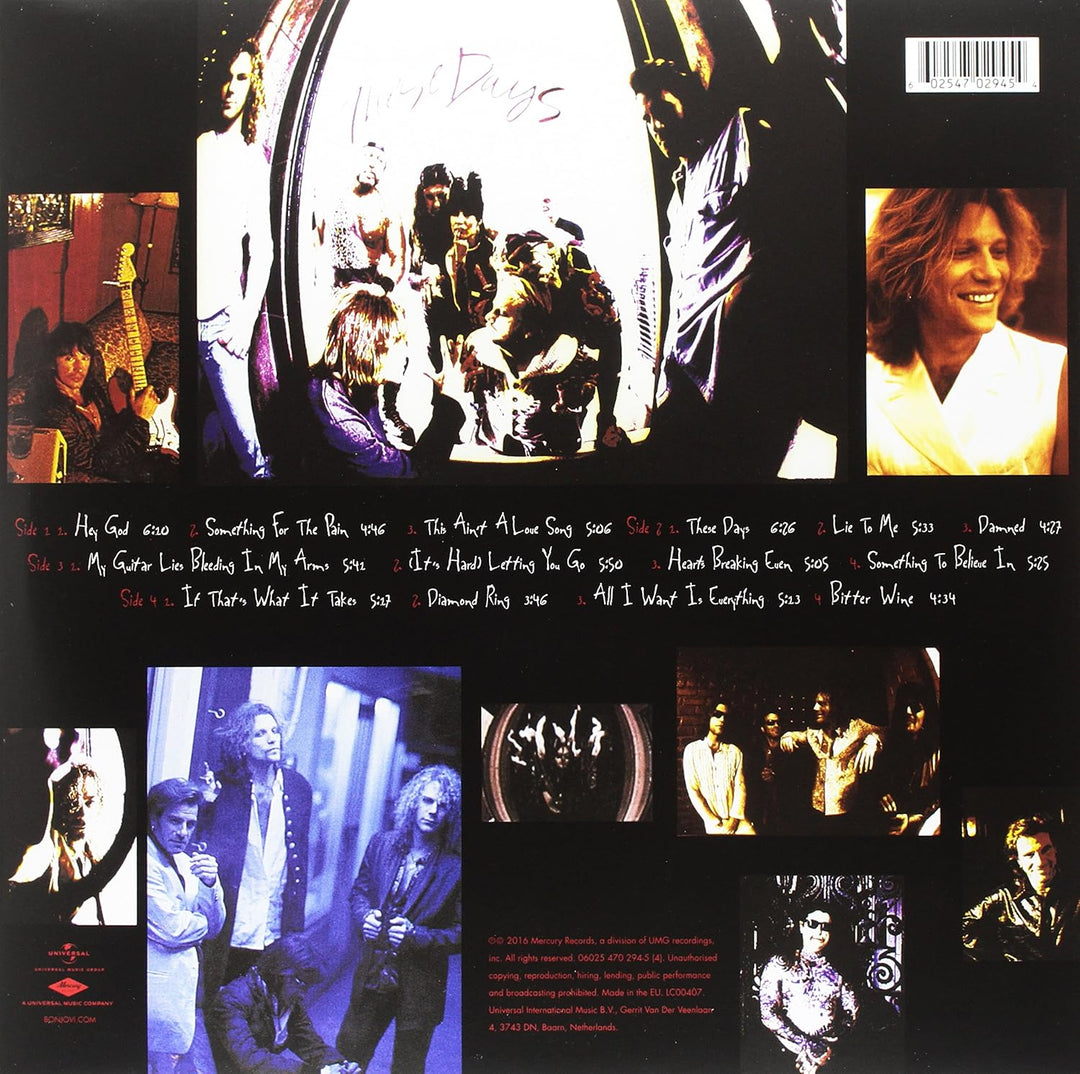These Days Remastered), Vinyl