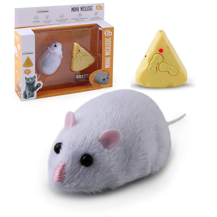 Fernbedienung Maus Spielzeug Katzenspielzeug, Drahtlose elektrische RC Flocking Rat Spielzeug Pet Ca