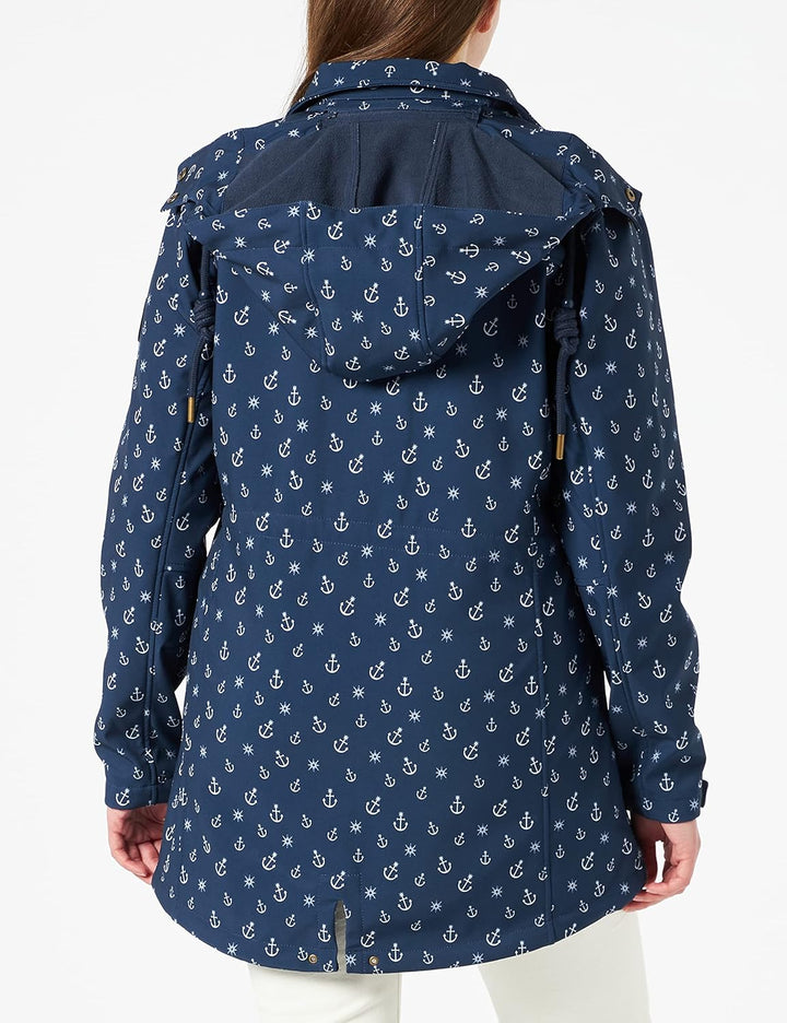 Ankerglut Damen #Ankerglutschein Women Softshelljacke 34 Navy, 34 Navy