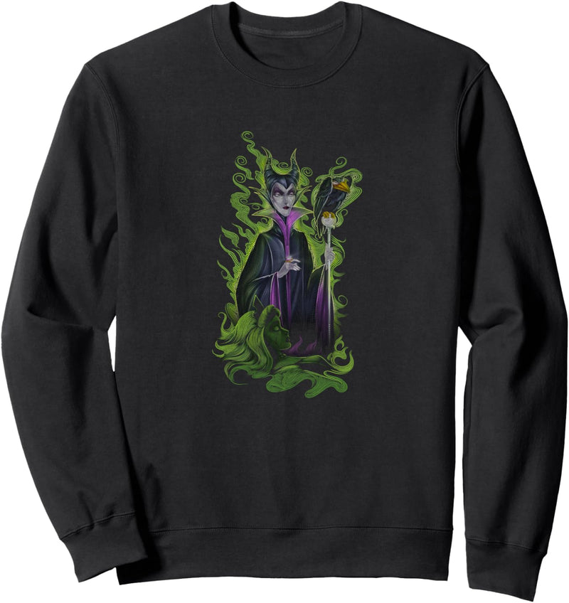 Disney Sleeping Beauty Maleficent Green Envy Sweatshirt