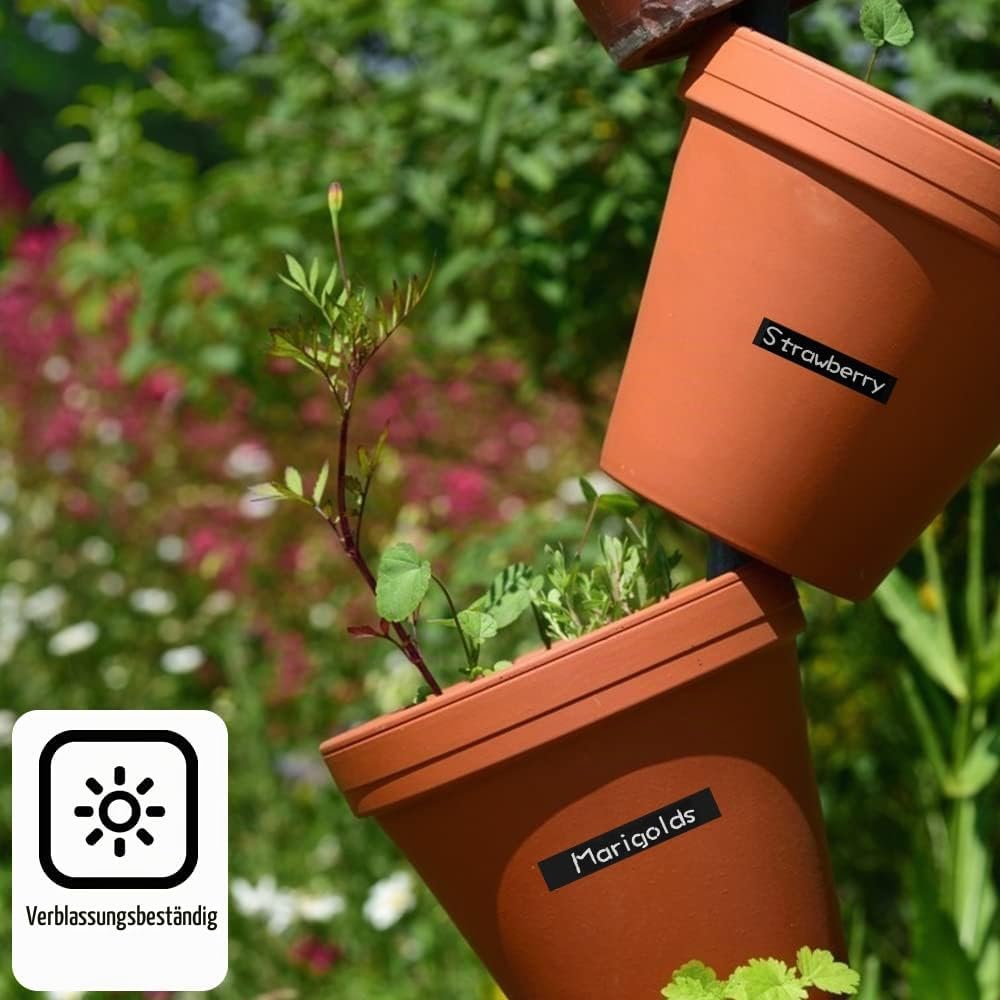 Phomemo P12 Etikettenband Kompatible mit Dymo LetraTag Etikettenband für LT-100H LT-100T 200B PLUS X