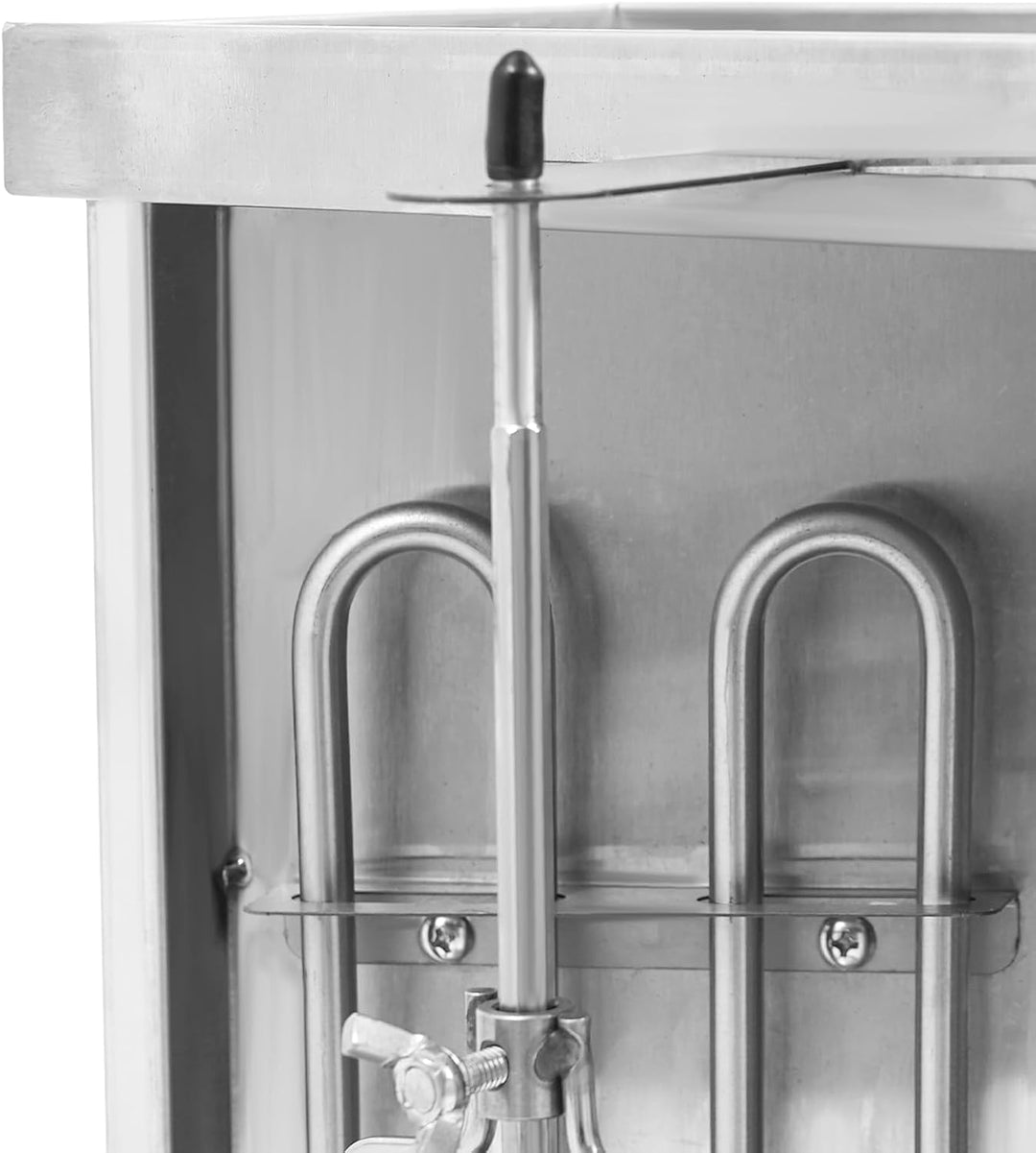 3000W Dönergrill Kebab Machine, Vertical Gyrosgrill Einstellbare Feuerkraft 360° drehen Schaschlikgr