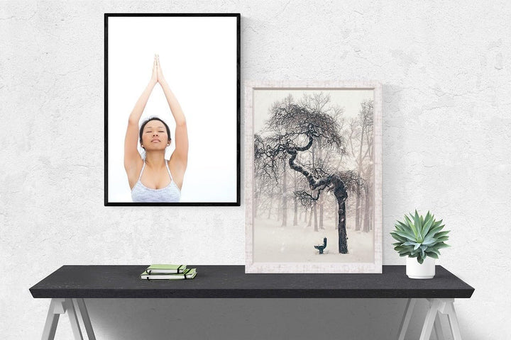 Stallmann Design Bilderrahmen my Frames 35x100 cm weiss gewischt Rahmen fuer Dina 4 und 60 andere Fo