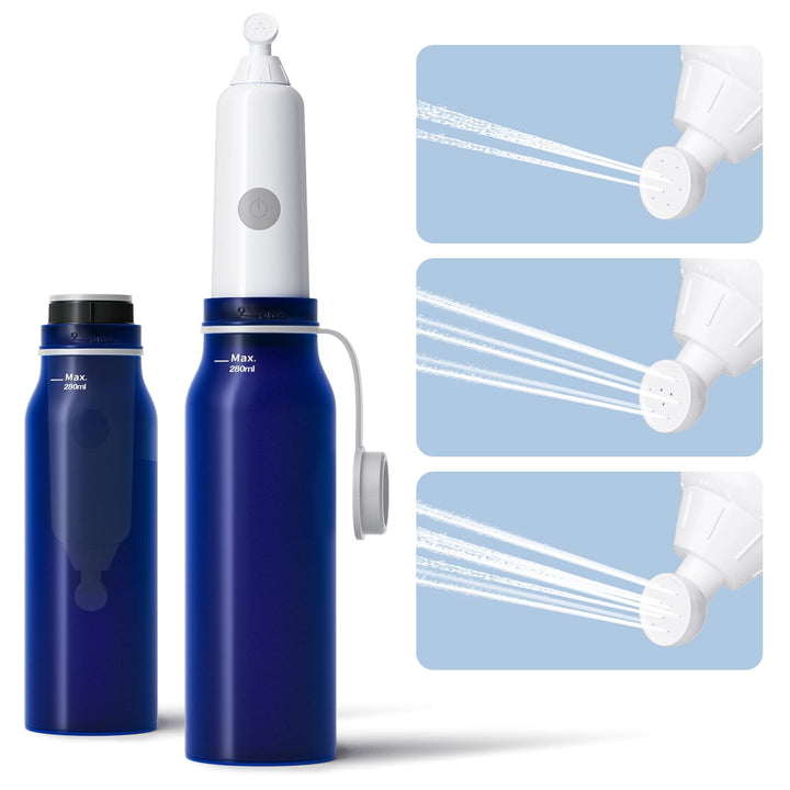 BIGCOW Tragbare Bidet mit 3 Sprühmodi | Elektrische Po Dusche | IPX7 Wasserschutz & Druckregulierung