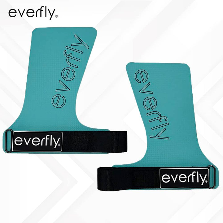 Everfly Fitness Handschuhe für Crossfit - Grips Herren Damen - Ohne Löcher - Carbonfaser - Trainings