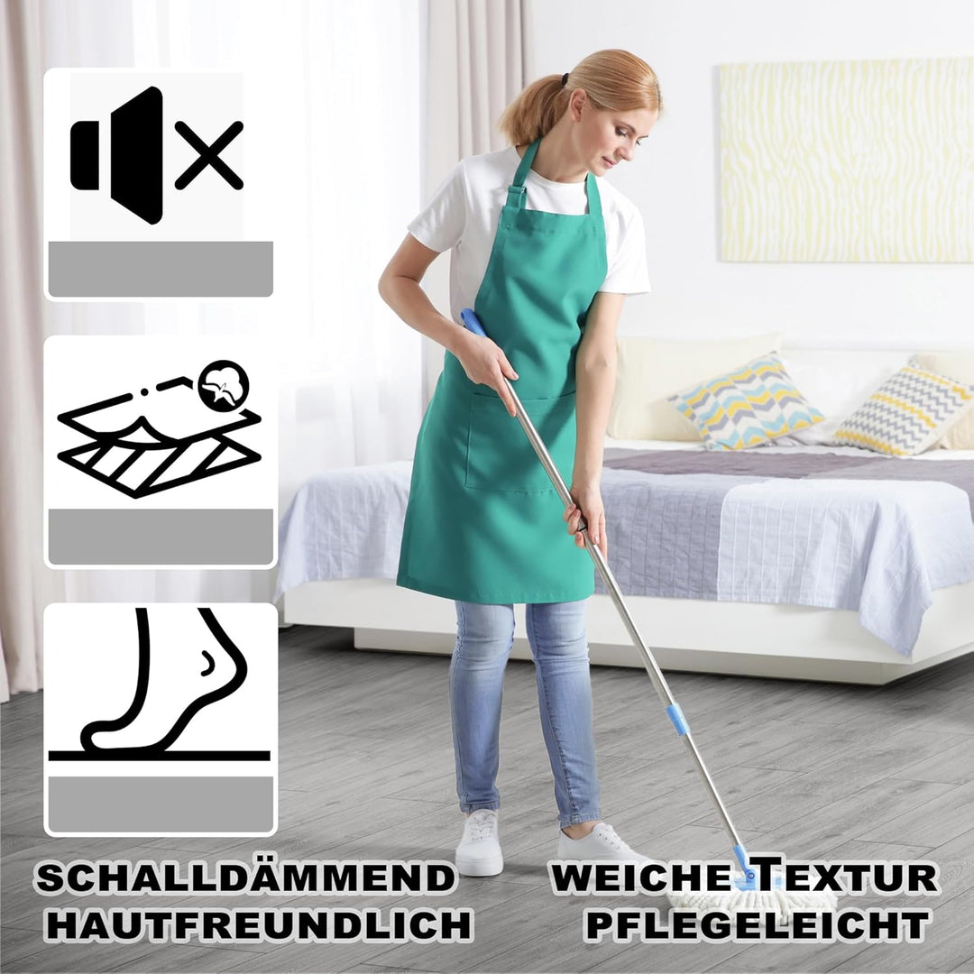 JOIEYOU PVC Bodenbelag, Vinylboden selbstklebend Fliesen Wasserdicht Rutschfeste, Laminat Klicksyste