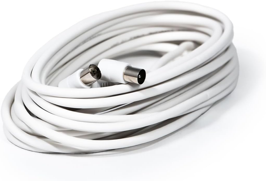 Levitantes 10 m RG6U TV-Kabel mit Stecker auf Stecker