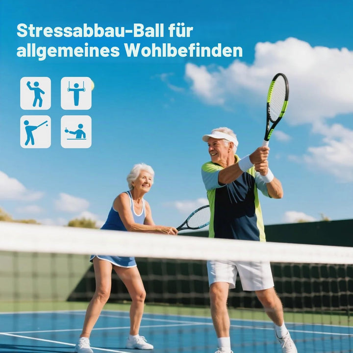 Handtrainer Fingertrainer Stressball 2 Set - Knetball für Hände Therapie, Handübungsbälle Anti Stres
