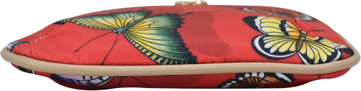 Anuschka Reise Pouch/Etui - Wanderlust Kollektion - Nylonstoff mit Leder Trim und Kunstdruck - Butte