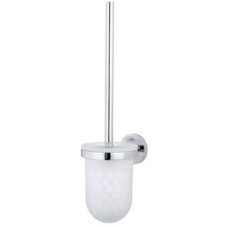 GROHE Essentials - Toilettenbürstengarnitur (Wandmontage, pflegeleicht, langlebig) , rund, chrom, 40
