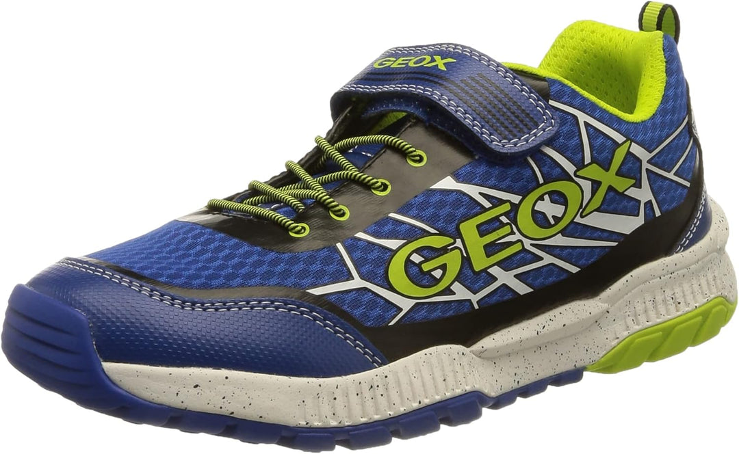 Geox Mädchen J Tuono Boy B Sneakers 27 EU Royal Lime, 27 EU Royal Lime