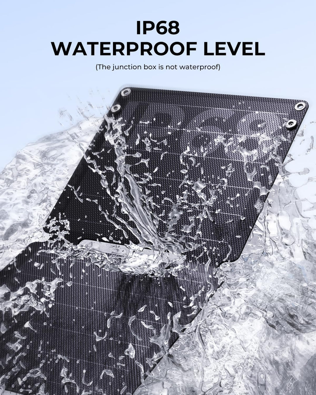 21W Tragbares Solarladegerät, BigBlue Faltbar Solarpanel (5V/4,2A Max.) mit USB-A und USB-C, IP68 Wa