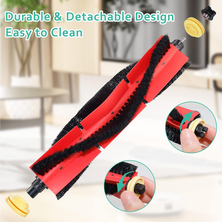Hauptbürste Filter Zubehör für Xiaomi Roborock S6 Maxv S5 Max S6 S5 S6 Pure S60 S65 Staubsauger, Ers
