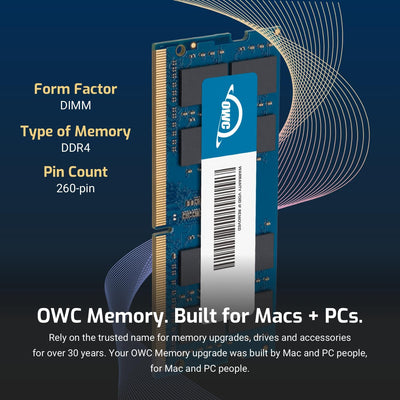 OWC - 8GB Memory Upgrade Modul - PC19200 DDR4 2400MHz SO-DIMM für Mac Mini (Late 2018), 27" und 21,5