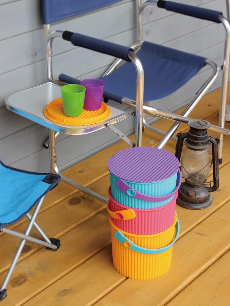 Hachiman Omnioutil Eimer S - Pink Lebensmitteltauglich (geprüft) Frei von Giftstoffen und Weichmache