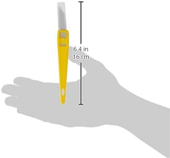 Stanley Hobbymesser Einweg (exakte Klingenführung durch verjüngten Plastik-Korpus, mit Schutzhülle,