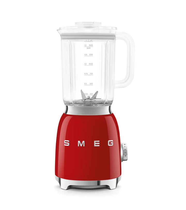 Smeg, BLF03RDEU, 1,5 l Standmixer, 4 -Geschwindigkeitsstufen, 4 Automikprogramme, Abnehmbare Doppelk