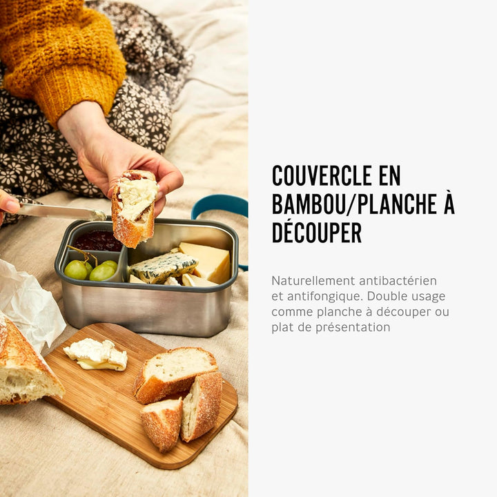 Edelstahl Sandwich 1250 ml Olive, 1250 ml Olive