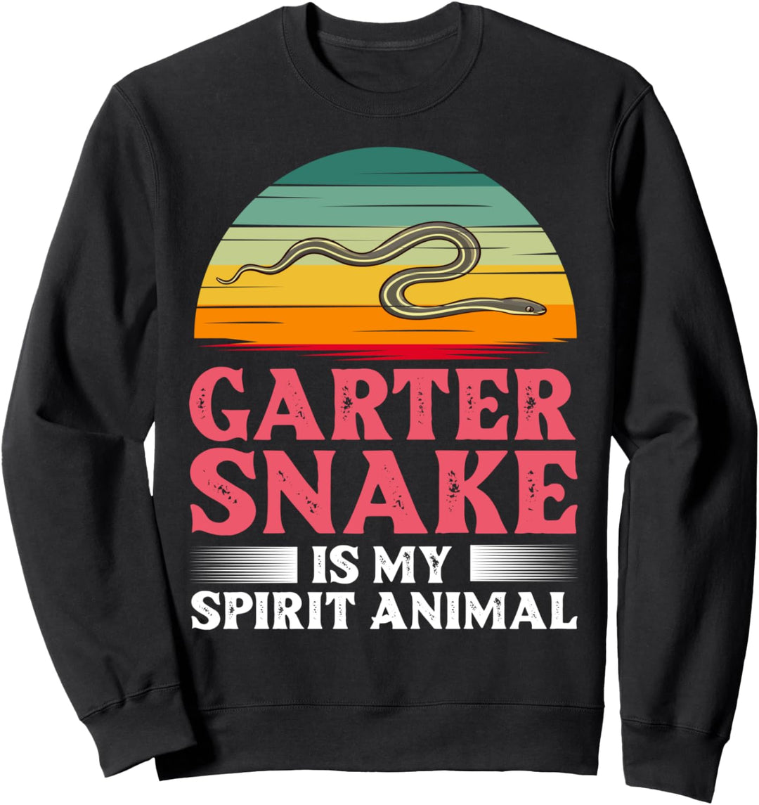 Strumpfbandnatter Schlange Natter Sweatshirt