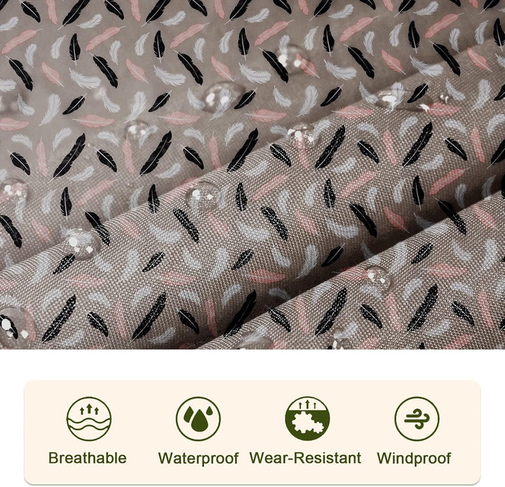 Regen Poncho Jacke Mantel für Erwachsene mit Kapuze wasserdicht mit Reissverschluss im Freien Feder