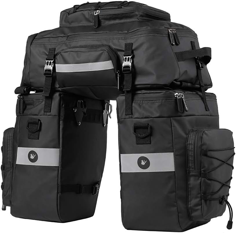 PELLOR Fahrradtasche Multifunction Radfahren Gepäckträger Tasche Reissfest Gross Gepäcktaschen mit R