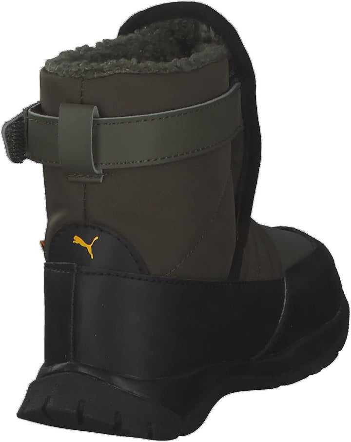 PUMA Unisex Kinder Nieve Boot WTR Ac Ps Sneaker 28 EU Grape Leaf Saffron, 28 EU Grape Leaf Saffron