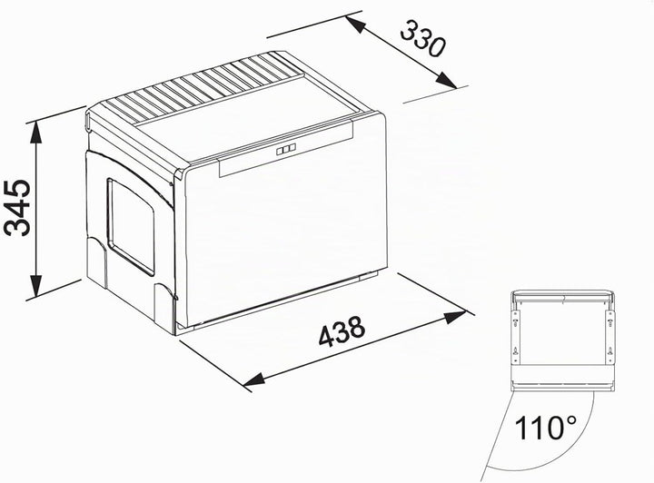 FRANKE Sorter Cube 50-134.0055.293 Einbau Abfallsammlsystem Mülleimer 30L